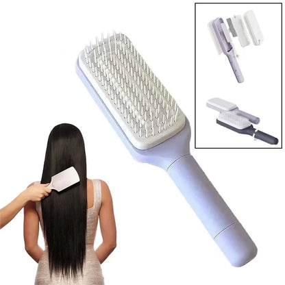 Best Self-Cleaning Rotatable Hair Brush | Automatic Hair Brush Cleaner