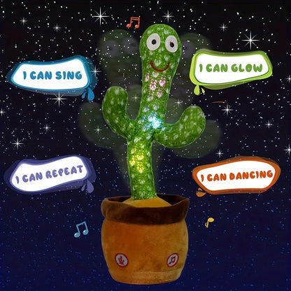 Talking & Singing Cactus Toy | Interactive Singing Toy for Kids