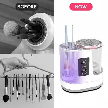 Electric Makeup Brush Cleaner – Clean & Dry Brushes in Seconds
