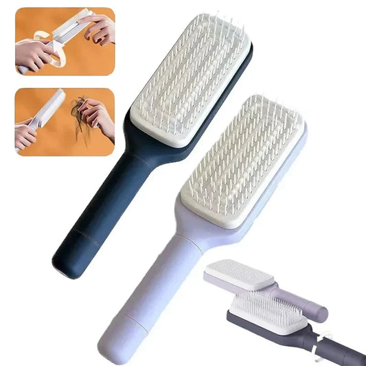 Best Self-Cleaning Rotatable Hair Brush | Automatic Hair Brush Cleaner