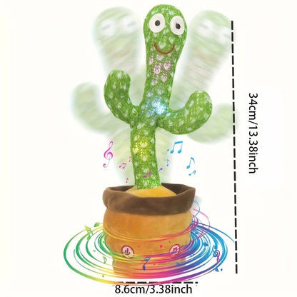 Talking & Singing Cactus Toy | Interactive Singing Toy for Kids